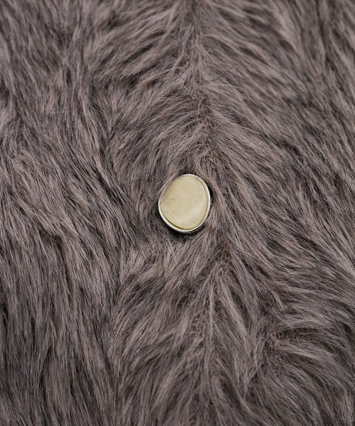 VIS（ビス）の「ラビットタッチカーディガン（カーディガン/ボレロ・レディース・ピンク/グレー系その他/チャコールグレー/オフホワイト・FREE）」の22枚目の写真