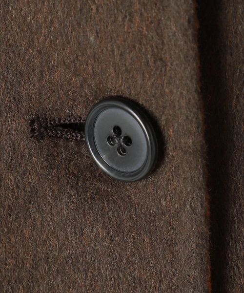 JOURNAL STANDARD relume（ジャーナルスタンダード　レリューム）の「《追加》リバーシブルノーカラーショートコート（ノーカラーコート・レディース・ブラウン/ネイビー/グレー・38/36）」の17枚目の写真