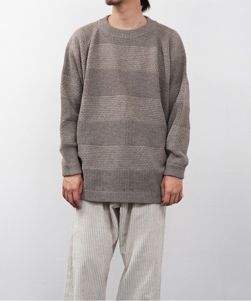 o project オープロジェクト コットンニット M O-PROJECT / オープロジェクト】CREW NECK KNITWEAR クルー