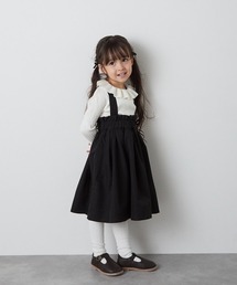riziere（リジェール）の「サス付きハイウエストギャザースカート（スカート・キッズ）」