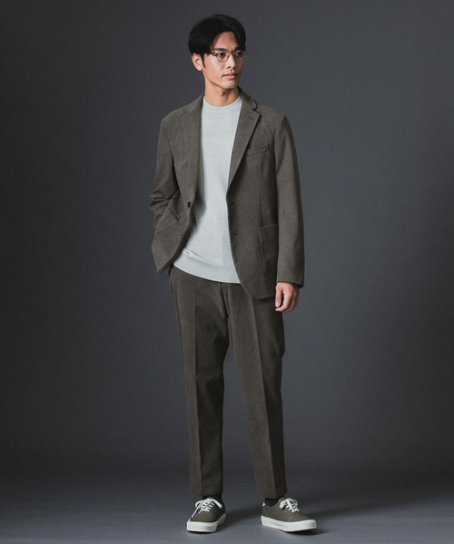 URBAN RESEARCH DOORS(アーバンリサーチドアーズ)の「LIFE STYLE TAILOR コーデュロイコンフォータブルパンツ(スーツパンツ・メンズ・モカ/グレー系その他・MEDIUM/LARGE/X-LARGE/SMALL)」の15枚目の写真