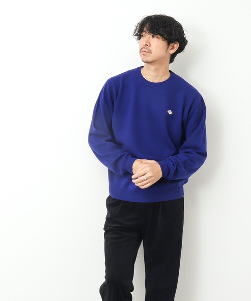 DANTON（ダントン）の「【DANTON/ダントン】ラムウール クルーネックニット 24AW（ニット/セーター・メンズ・グリーン/ブラック/ブルー・42/40/38）」の13枚目の写真