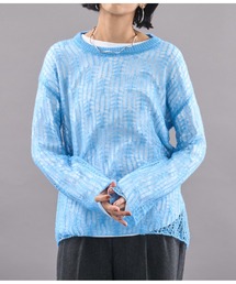 Settimissimo（セッティミッシモ）の「モヘア混 透かし編み ロング ニット（ニット/セーター）」
