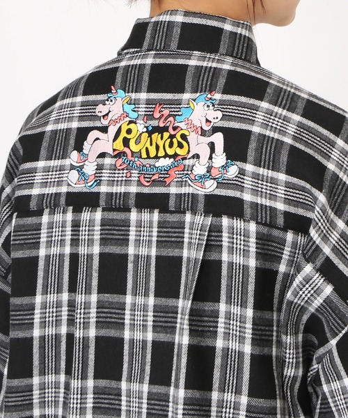PUNYUS(プニュズ)の「10th ユニコーンチェックシャツ(シャツ/ブラウス・レディース・ベージュ系その他/ブラック系その他・1/2/3/4)」の12枚目の写真