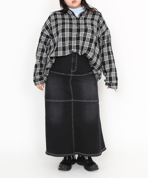 PUNYUS(プニュズ)の「10th ユニコーンチェックシャツ(シャツ/ブラウス・レディース・ベージュ系その他/ブラック系その他・1/2/3/4)」の14枚目の写真