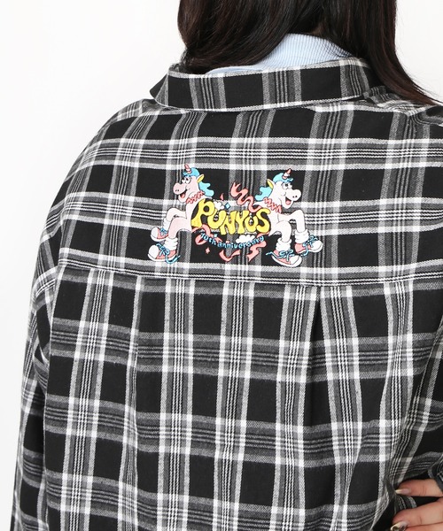 PUNYUS(プニュズ)の「10th ユニコーンチェックシャツ(シャツ/ブラウス・レディース・ベージュ系その他/ブラック系その他・1/2/3/4)」の16枚目の写真