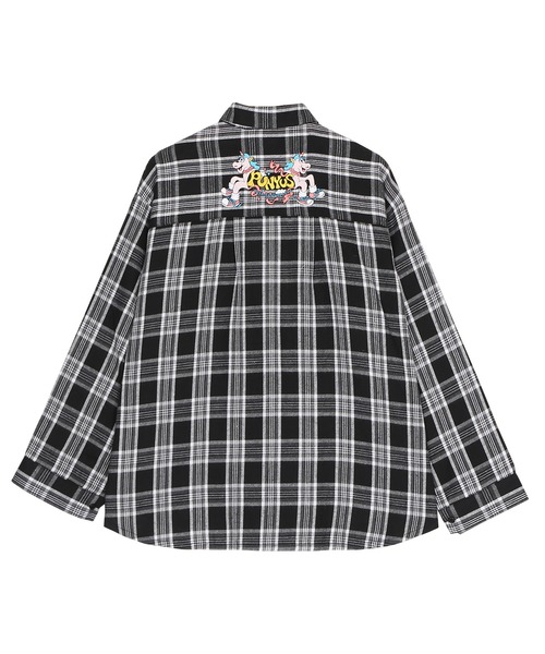 PUNYUS(プニュズ)の「10th ユニコーンチェックシャツ(シャツ/ブラウス・レディース・ベージュ系その他/ブラック系その他・1/2/3/4)」の18枚目の写真
