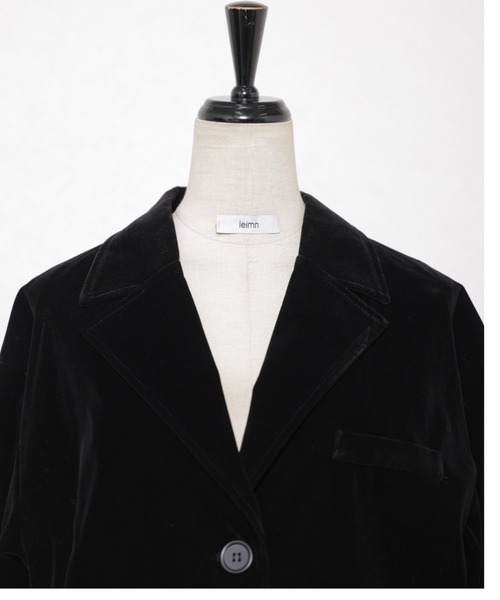 【新品未使用】leimn ／ベロアテーラードジャケットBonjour Sagan leimn ジャケット テーラードジャケット ベロアテーラードジャケット
