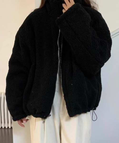 【セール】2way チェック柄ブルゾン（ブルゾン）｜AsRiRe（アスリレイ）