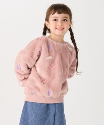 SHIPS Colors（シップス カラーズ）の「SHIPS Colors:90～140cm / ロゴ エンブロイダリー ボア スウェット（スウェット）」