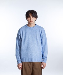 ZIP FIVE -White Line- | 【White Line】 リラックス フィット デイリー ニット(ニット/セーター)