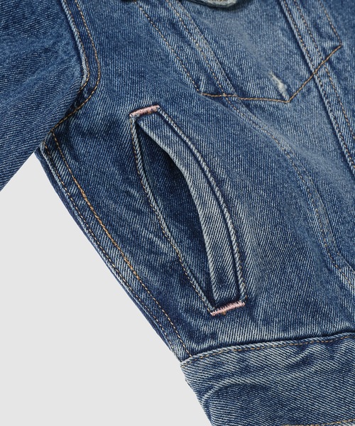 Acne Studios（アクネストゥディオズ）の「FN-WN-OUTW001035（デニムジャケット・レディース・ブルー系その他・32/34）」の5枚目の写真