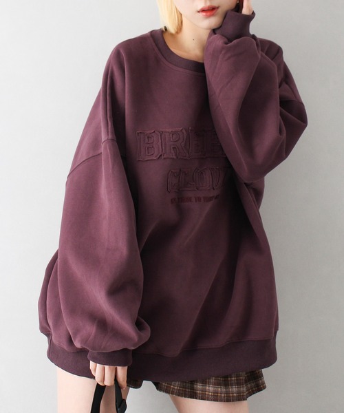 セール】貼付けロゴスウェット（スウェット）｜SpRay（スプレイ