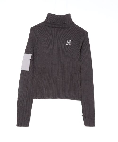 HTH（エイチティーエイチ）の「ribbed high neck（その他トップス・レディース・アッシュ/サックスブルー/オリーブ/アイボリー/レッド・フリー）」の10枚目の写真