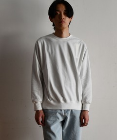 裏毛クルーネックプルオーバー