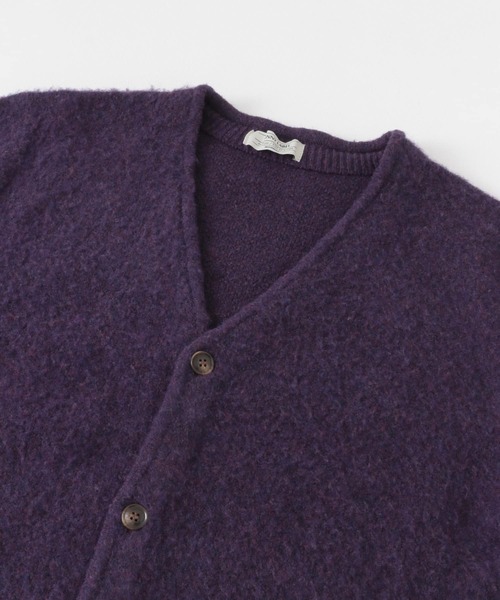 URBAN RESEARCH Sonny Label（アーバンリサーチサニーレーベル）の「モヘヤタッチVネックニットカーディガン（カーディガン/ボレロ・メンズ・グリーン/ダークブラウン/チャコールグレー/パープル・MEDIUM/LARGE）」の10枚目の写真