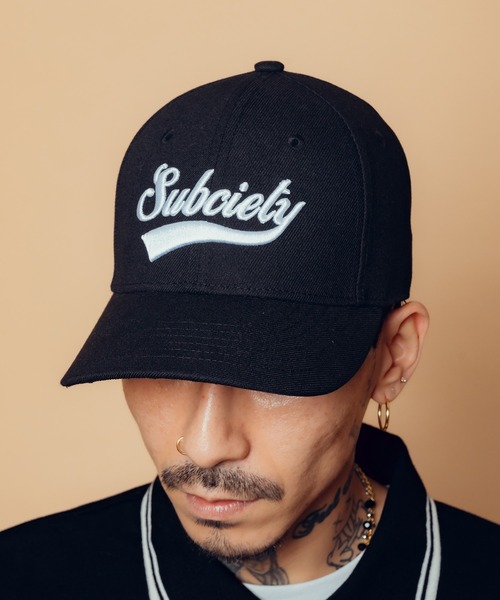 セール】Embroidery variety cap（キャップ）｜Subciety（サブサエティ