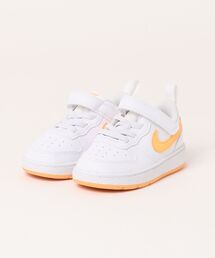 NIKE | NIKE ナイキ 12-16 COURT BOROUGH LOW (TD) コート ボロー LOW リクラフト TD KDV5458 119WHT/PCHCRM(スニーカー)