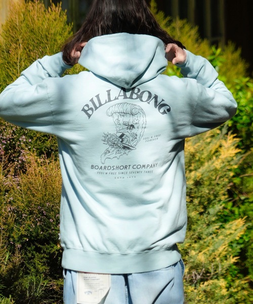 BILLABONG（ビラボン）の「BILLABONG メンズ FEELING FREE パーカー 【2025年春夏モデル】/ビラボンバックプリントプルオーバーパーカー（パーカー・メンズ・ブラック系その他/ブルー系その他/クリーム・MEDIUM/LARGE/X-LARGE）」の2枚目の写真