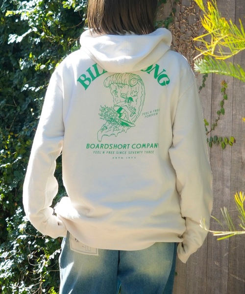 BILLABONG（ビラボン）の「BILLABONG メンズ FEELING FREE パーカー 【2025年春夏モデル】/ビラボンバックプリントプルオーバーパーカー（パーカー・メンズ・ブラック系その他/ブルー系その他/クリーム・MEDIUM/LARGE/X-LARGE）」の16枚目の写真