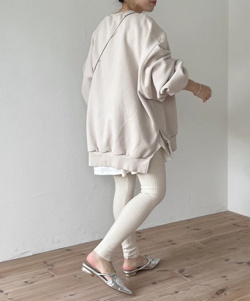 wee9s(ウィークス)の「【3枚SET】CHIRARISM tank top / お尻すっぽり!レイヤードにもってこいなチラリズムタンクトップ3枚セット(タンクトップ・レディース・アイボリー・FREE)」の5枚目の写真