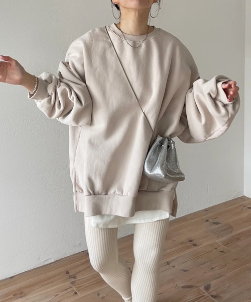 wee9s(ウィークス)の「【3枚SET】CHIRARISM tank top / お尻すっぽり!レイヤードにもってこいなチラリズムタンクトップ3枚セット(タンクトップ・レディース・アイボリー・FREE)」の6枚目の写真