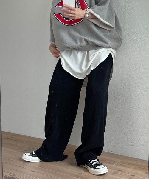 wee9s(ウィークス)の「【3枚SET】CHIRARISM tank top / お尻すっぽり!レイヤードにもってこいなチラリズムタンクトップ3枚セット(タンクトップ・レディース・アイボリー・FREE)」の19枚目の写真