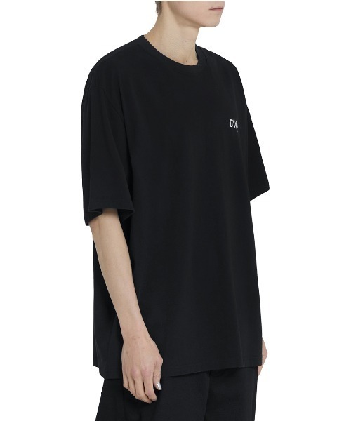 OY Tシャツ OY / ジップデザインTシャツ ブラック T-24-09-11-020-OY-ts-YM