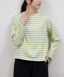 ORCIVAL/オーシバル コットンロード クルーネックロングスリーブプルオーバー ボーダー CREWNECK LONGSLEEVE P.O. BORDER B259