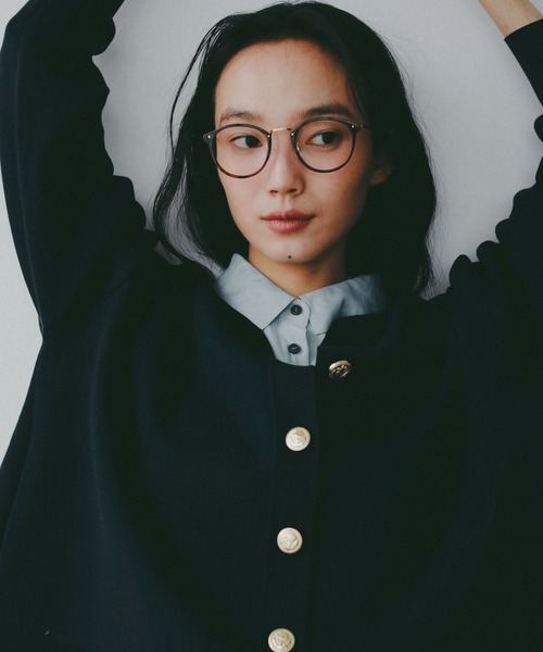 A part by（アパートバイ）の「スポンディッシュVカーディガン（カーディガン/ボレロ・レディース・ベージュ/ネイビー/グリーン系その他2/アイボリー/ブラック系その他2/ライトイエロー・FREE）」の11枚目の写真