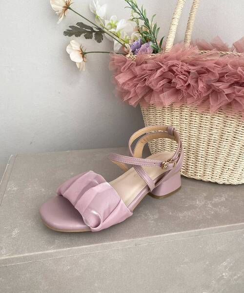 MAJESTIC LEGON（マジェスティックレゴン）の「浴衣にも♪【お気に入り15,000件超/高レビュー★★★★★】シアーギャザーサンダル（サンダル・レディース・ブラック系その他2/アイボリー/オフホワイト/ベージュ/ブラック/チャコールグレー/ピンク・SMALL/LARGE/MEDIUM/XXL/X-LARGE）」の12枚目の写真