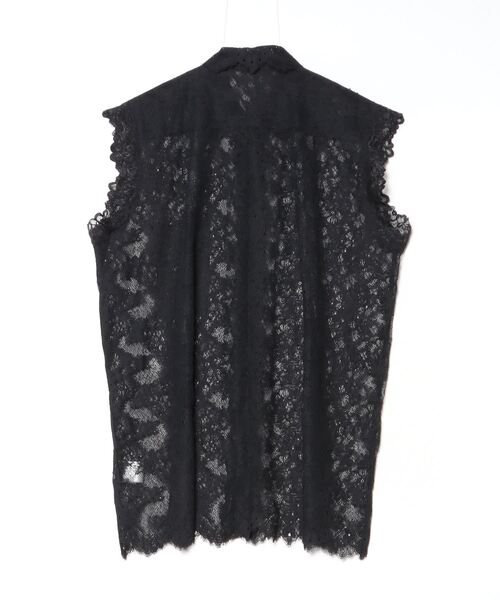 JNBY（ジェーエヌビーワイ）の「Sheer Lace Shirt / シアーレースシャツ（シャツ/ブラウス・レディース・ブラック・36/38/40）」の13枚目の写真