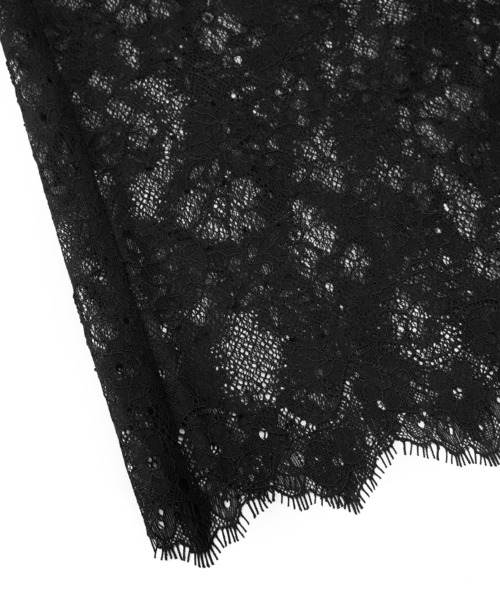 JNBY（ジェーエヌビーワイ）の「Sheer Lace Shirt / シアーレースシャツ（シャツ/ブラウス・レディース・ブラック・36/38/40）」の11枚目の写真