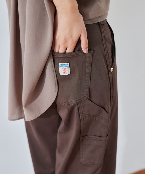 PICCADILLY(ピカデリー)の「BARNYARDSTORM / PICCADILLY別注 / ペインターワイドパンツ(その他パンツ・レディース・オフホワイト/チャコールグレー/ライトグレー/ブラウン・S/M/L)」の17枚目の写真