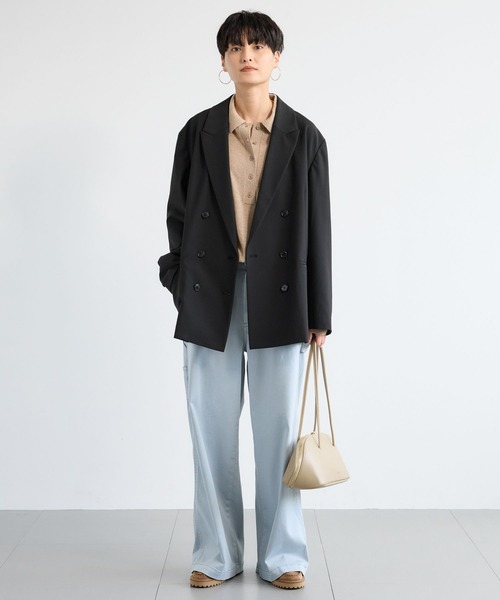 PICCADILLY(ピカデリー)の「BARNYARDSTORM / PICCADILLY別注 / ペインターワイドパンツ(その他パンツ・レディース・オフホワイト/チャコールグレー/ライトグレー/ブラウン・S/M/L)」の22枚目の写真