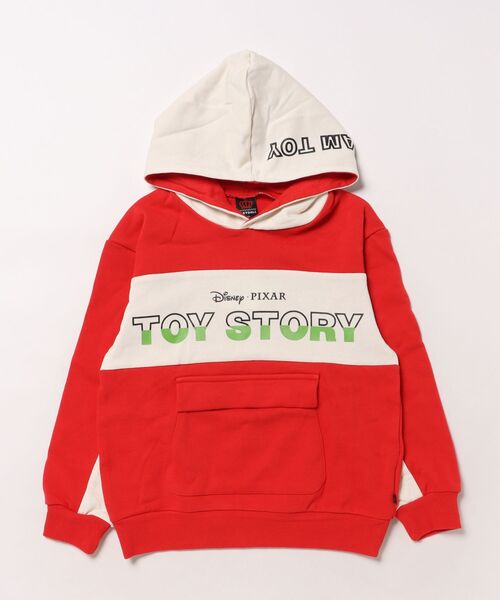 Disney(ディズニー)の「ディズニー トイ・ストーリー 立体ロゴパーカー 0233K(パーカー・キッズ・レッド/ターコイズブルー・90cm/100cm/110cm/120cm/130cm/140cm/80cm)」の7枚目の写真