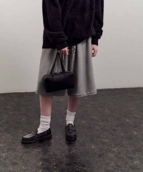 ONE.ワンドット】 / レザースクエアミニボストンBAG / ONE-008