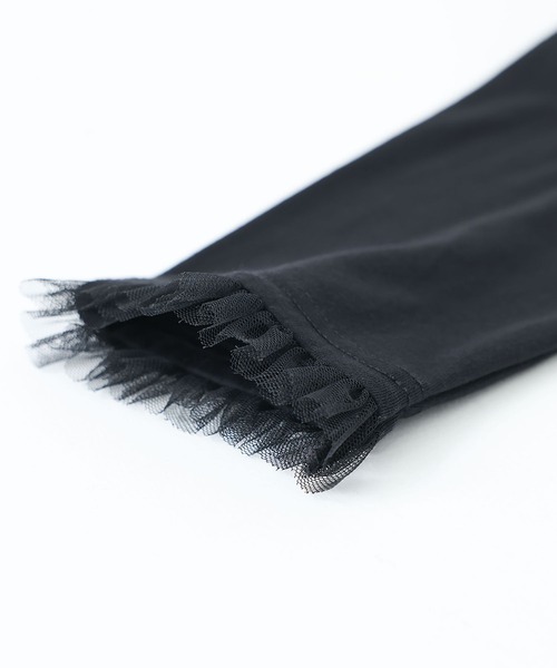 somari imagination(ソマリ イマジネーション)の「『チュールフードカットソー』(Tシャツ/カットソー・レディース・ブラック/オフホワイト・1/2)」の22枚目の写真