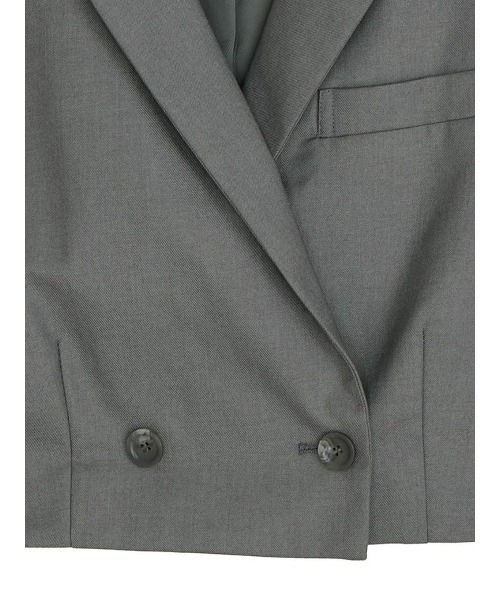 Ameri(アメリ)の「SHORT JACKET WITH PLEATS WRAP SKIRT(ワンピース・レディース・ライトグリーン/グレー・SMALL/MEDIUM)」の19枚目の写真