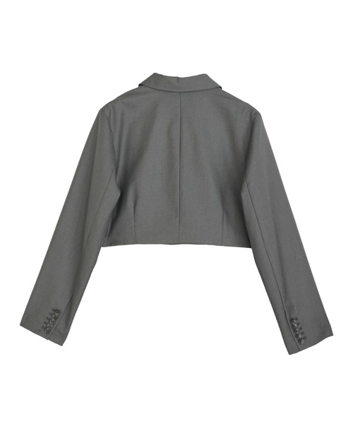 Ameri(アメリ)の「SHORT JACKET WITH PLEATS WRAP SKIRT(ワンピース・レディース・ライトグリーン/グレー・SMALL/MEDIUM)」の20枚目の写真