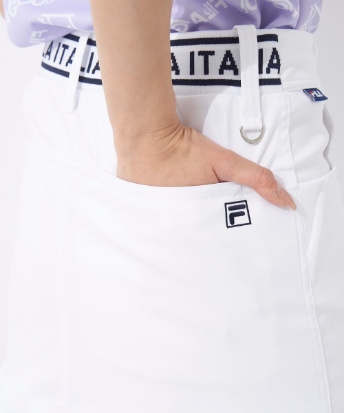 FILA GOLF(フィラゴルフ )の「【FILA GOLF/フィラゴルフ】レディーススカート ゴルフ 撥水素材(スカート・レディース・ホワイト/ブラック/ベージュ/ネイビー・SMALL/MEDIUM/LARGE/X-LARGE)」の6枚目の写真