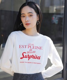 VIS | プリントアソートロンT(Tシャツ/カットソー)