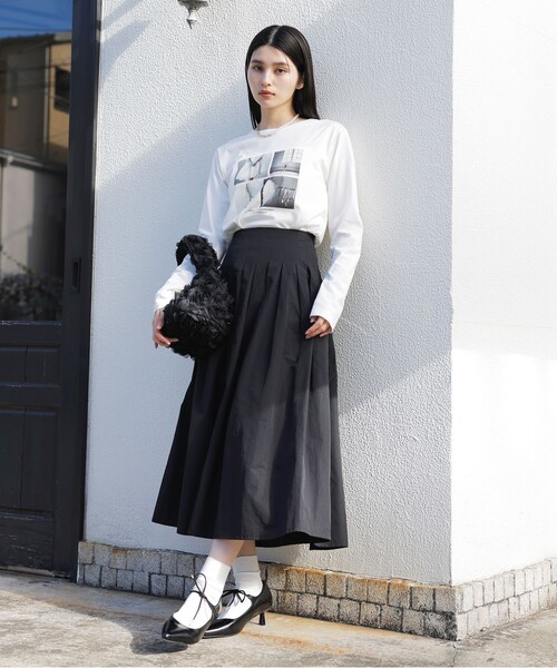 VIS（ビス）の「プリントアソートロンT（Tシャツ/カットソー・レディース・ライトグレー/ホワイト/ホワイト系その他・FREE）」の10枚目の写真