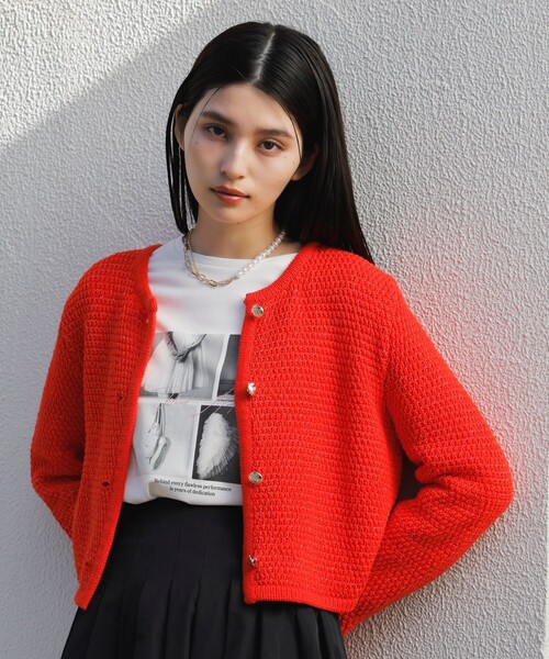 VIS（ビス）の「プリントアソートロンT（Tシャツ/カットソー・レディース・ライトグレー/ホワイト/ホワイト系その他・FREE）」の11枚目の写真