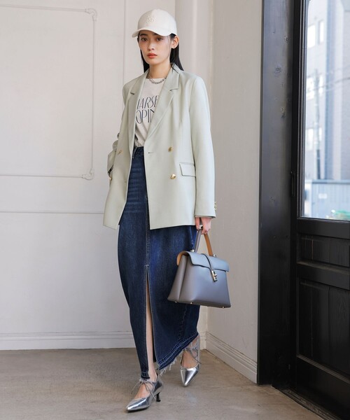 VIS（ビス）の「プリントアソートロンT（Tシャツ/カットソー・レディース・ライトグレー/ホワイト/ホワイト系その他・FREE）」の14枚目の写真