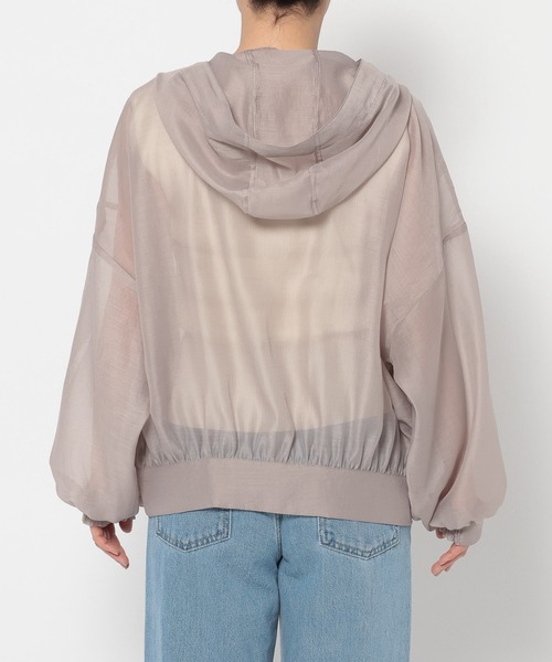 mysty woman（ミスティウーマン）の「シアージップブルゾン  286626（ブルゾン・レディース・ブラック/モカ/アイボリー・FREE）」の13枚目の写真