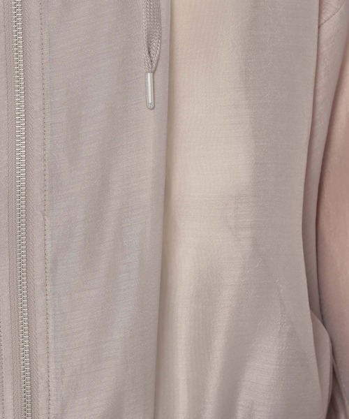 mysty woman（ミスティウーマン）の「シアージップブルゾン  286626（ブルゾン・レディース・ブラック/モカ/アイボリー・FREE）」の20枚目の写真