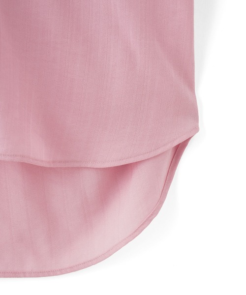 ROSE BUD（ローズバッド）の「(GENE HEAVENS)COTTON PEARL BUTTON V NECKＳHIRT（シャツ/ブラウス・レディース・グレー/ピンク/ブラウン/ホワイト・ONE SIZE）」の10枚目の写真