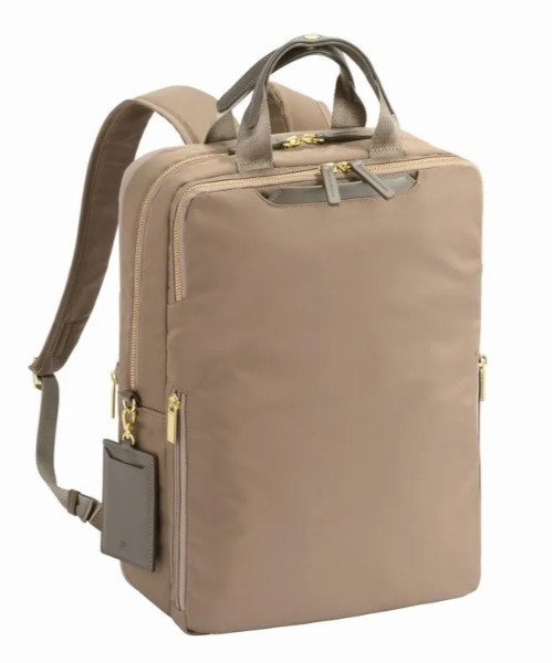 ace.(エース)の「【ace. GENE/エースジーン】 フィッテム ビジネスリュック 17L(20L) レディースビジネス A4(バックパック/リュック・レディース・ブラック/ベージュ/チャコール/ネイビー・FREE)」の4枚目の写真