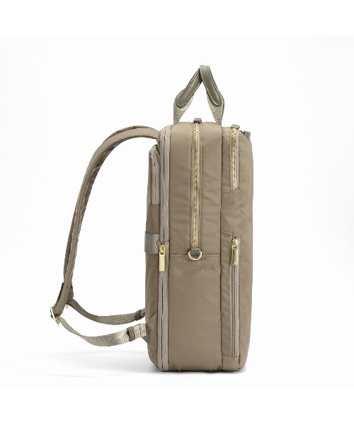ace.(エース)の「【ace. GENE/エースジーン】 フィッテム ビジネスリュック 17L(20L) レディースビジネス A4(バックパック/リュック・レディース・ブラック/ベージュ/チャコール/ネイビー・FREE)」の15枚目の写真